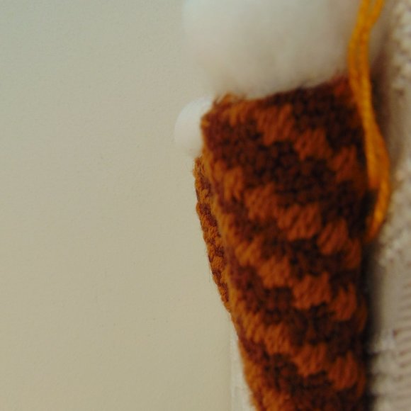 Vintage Ice Cream Cones, Christmas Tree Ornaments, Handmade, Needlepoint - Picture 4 of 6